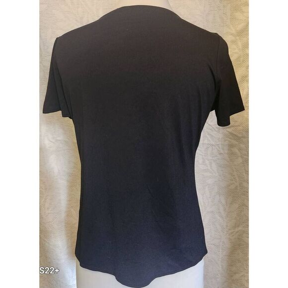 E67 Notations black dressy, nice quality tee - Picture 7 of 8